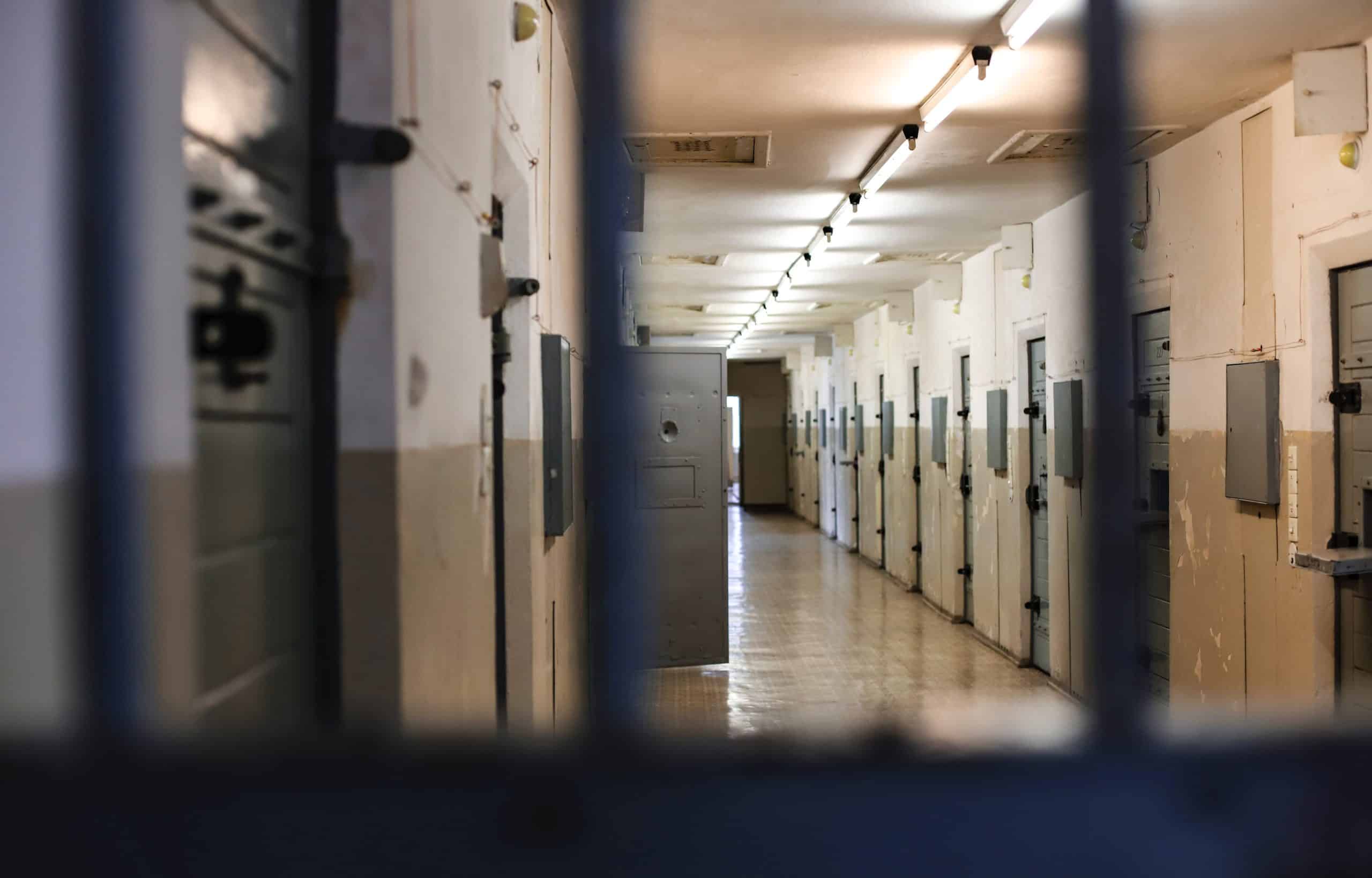 prison hallway representing employee not protecting prison guard