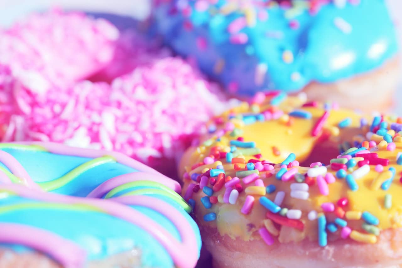 colourful donuts